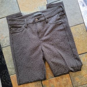 Liverpool animal print skinny pants